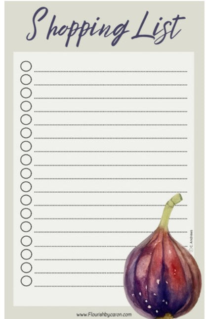 FLOURISH Shopping List (Magnetic)