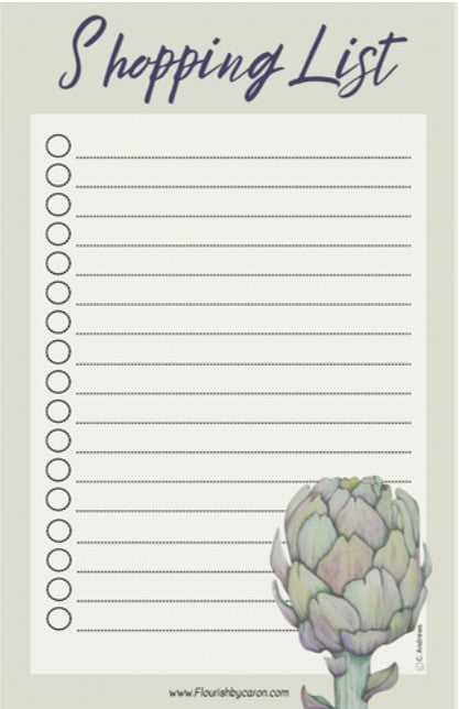 FLOURISH Shopping List (Magnetic)